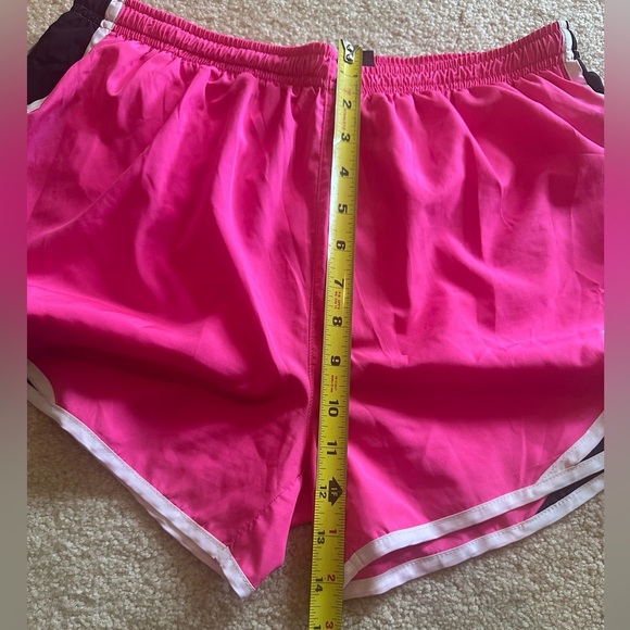Apex Athletic Shorts Size Large Hot Pink Elastic Waistband White Lining - Picture 10 of 10